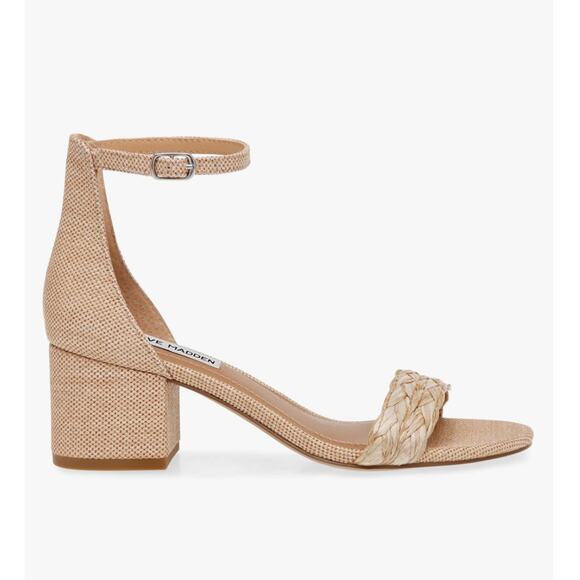 STEVE MADDEN Irenee Rafia Sandals Size 10 NEW - Picture 1 of 6